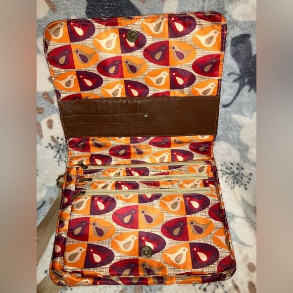 Franco Sarto Geometric Bird Crossbody Bag Like New - Picture 4 of 11